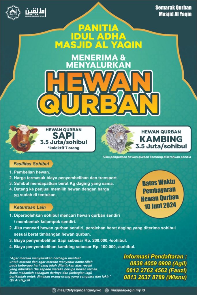 Penerimaan hewan qurban